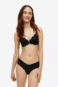 Комплект из трех трусов-хипстеров-невидимок H&M