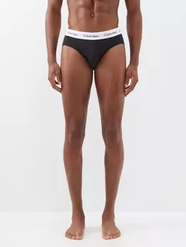 Комплект из трех трусов из смесового хлопка. Calvin Klein Underwear, мультиколор