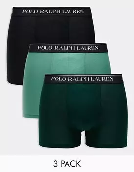 Комплект из трех трусов Polo Ralph Lauren разных цветов с поясом с логотипом