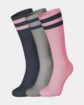 Комплект из трех высоких мужских носков разных цветов Edn Park, мультиколор