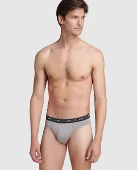 Комплект из трёх мужских трикотажных слипонов Дим в ассортименте Dim