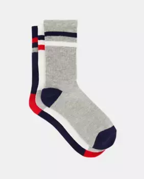 Комплект из трёх высоких носков для мальчика Cotton Juice, мультиколор