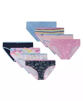 Комплект из восьми трусов бикини для малышей/девочек Andy & Evan, синий