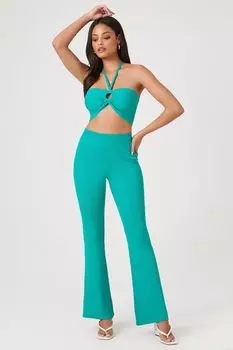 Комплект из вязаного свитера и укороченных брюк Forever 21