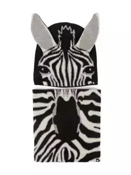 Комплект Kleo из шапки бини и шарфа Molo, черный