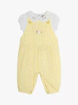 Комплект комбинезонов и жилетки для кролика JoJo Maman Bb, желтый