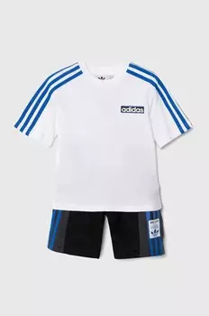 КОМПЛЕКТ КОРОТКОЙ ФУТБОЛКИ adidas Originals для мальчика/девочки, белый