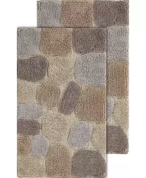 Комплект ковриков для ванной из 2 предметов Pebbles Chesapeake, синий