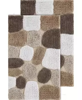 Комплект ковриков для ванной из 2 предметов Pebbles Chesapeake, бежевый