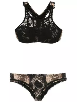 Комплект кружевного бикини Amir Slama, черный
