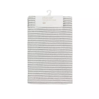 Комплект кухонных полотенец из вафельного трикотажа Zara Home, 2 предмета, белый