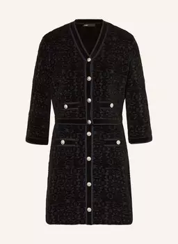 Комплект: куртка-футляр и платье из смесового материала. Maje, черный