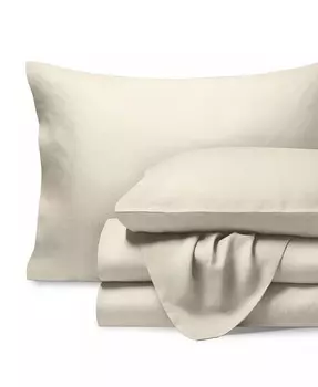 Комплект льняного белья King Bare Home, бежевый