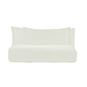 Комплект льняного постельного белья с пододеяльником StoneWashed без глажки - эксклюзив Lisola Stone, слоновая кость, полуторный