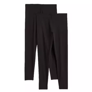 Комплект леггинсов H&amp;M Jersey, 2 пары, черный