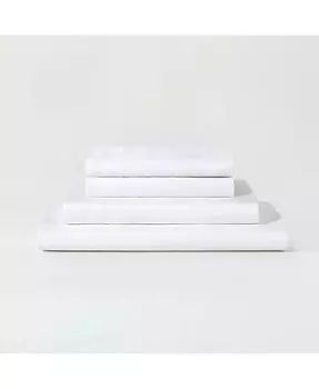 Комплект легкого эвкалиптового постельного белья размера «queen-size» (включает 1 простыню на подкладке 60x80x16, 1 плоскую простыню 92x104 и 2 наволочки 20x29) Sijo, серый