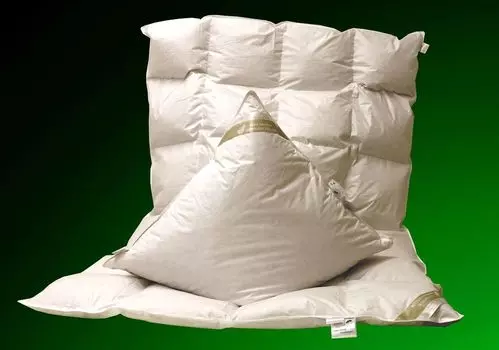 Комплект легкого всесезонного пухового одеяла 4х6 155х220 + подушка 40х80 Betten Hofmann