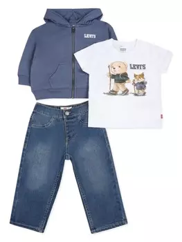 Комплект Levi's Kids из хлопковой смеси, синий