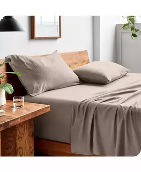 Комплект листов ультрамягкой моющейся микрофибры Bare Home, серый