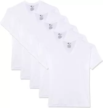 Комплект маек Ultimate Comfortsoft с V-образным вырезом, 6 шт. Hanes, белый