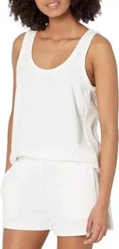 Комплект майки и шорт CozyTerry и Luxechic Mix Barefoot Dreams, цвет Sea Salt/Stone