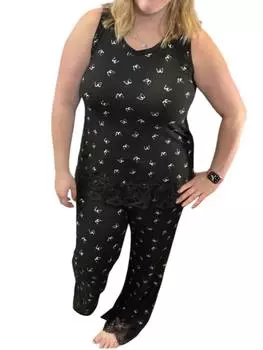 Комплект мебели Butterfly Lounge в черном цвете Blumin