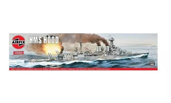 Комплект модели британского крейсера HMS HOOD Airfix