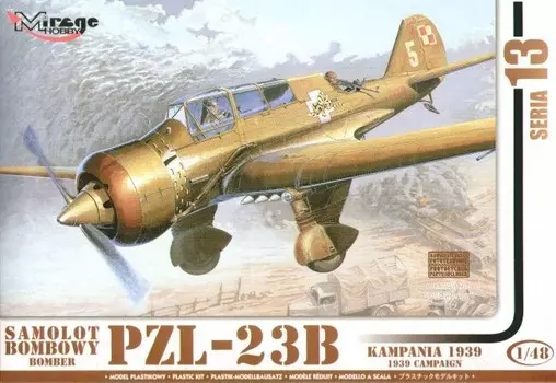 Комплект модели PZL23B Карась Mirage