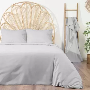 Комплект мягких двойных пододеяльников Evideoa - светло-серый Evidea