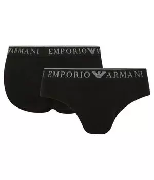 Комплект мужских трусов Emporio Armani с логотипом, 2 пары
