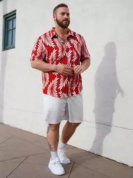 Комплект мужской Manfinity Rsrt из рубашки и шорт с короткими рукавами