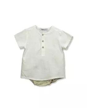 Комплект на пуговицах для мальчика с короткими рукавами BABID