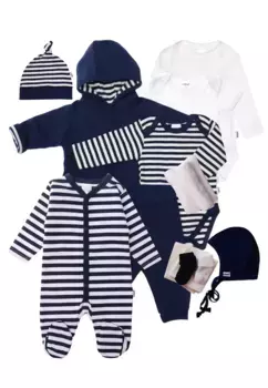 Комплект начального снаряжения Liliput, 16 предметов, включая комбинезон и куртку с капюшоном, белый