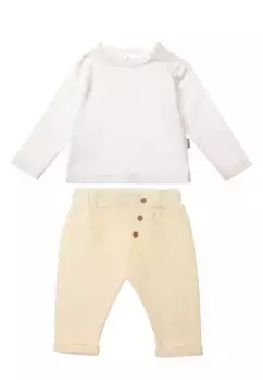 Комплект начального снаряжения Liliput "комплект из рубашки с длинными рукавами и брюк", выполненный из мягкого материала, желтый