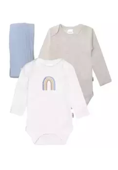 Комплект начальной комплектации Liliput "Радуга" с милым принтом на корпусе, серый