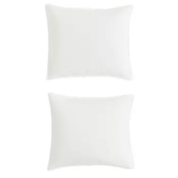 Комплект наволочек хлопок H&M Home Cotton, 2 предмета, белый