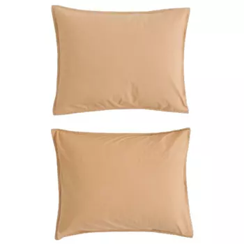 Комплект наволочек хлопок H&M Home Cotton, 2 предмета, желтый