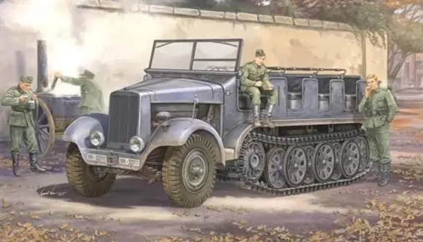 Комплект немецкой модели Sd.Kfz.6 TRUMPETER