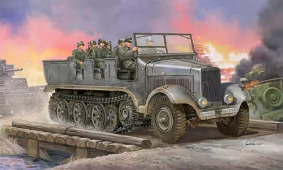 Комплект немецкой модели Sd.Kfz.6 TRUMPETER