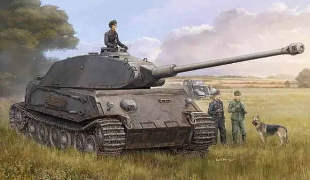 Комплект немецкой модели VK4502(P) Vorne Hobby Boss