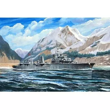 Комплект немецкой модели Zerstorer Z37 1943 года. TRUMPETER