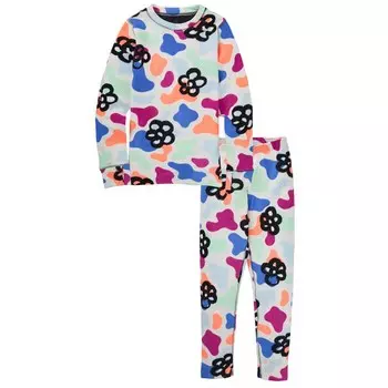 Комплект нижнего белья Burton из флиса детский, мультиколор