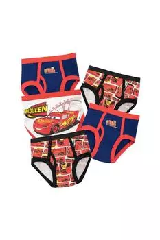 Комплект нижнего белья Cars (5 шт.) Disney, красный