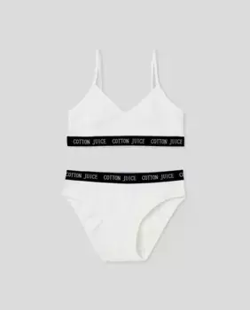 Комплект нижнего белья для девочки Cotton Juice, цвет Blanco roto