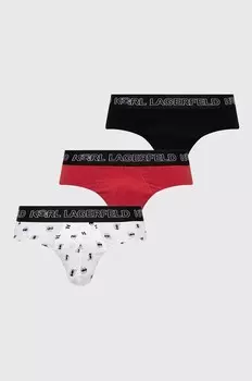 Комплект нижнего белья Karl Lagerfeld, 3 шт, красный
