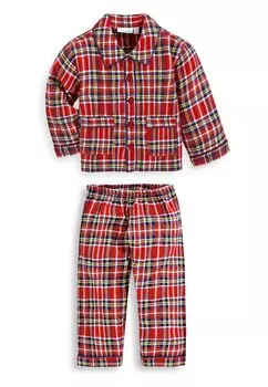 Комплект ночного белья CLASSIC TARTAN SET JoJo Maman Bb, цвет Red