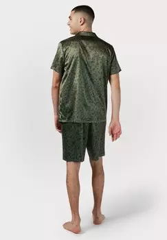 Комплект ночного белья HIDDEN LEOPARD PRINT SET Chelsea Peers, хаки