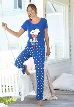 Комплект ночного белья PEANUTS Peanuts, синий