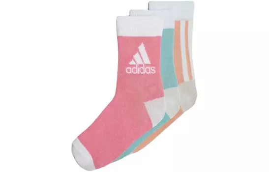 Комплект носков Adidas, 3 пары, мультиколор