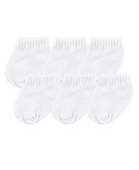 Комплект носков для новорожденных и малышей унисекс для мальчиков и малышей, белый Luvable Friends